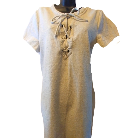 J. Crew Dresses & Skirts - J Crew T Shirt Sheath Dress Gray Large